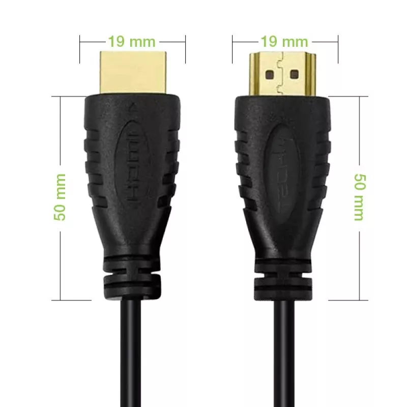 Techly HDMI 2.0 kabelis A/A vīriešu/vīriešu 3m Melns ICOC HDMI2-4-030