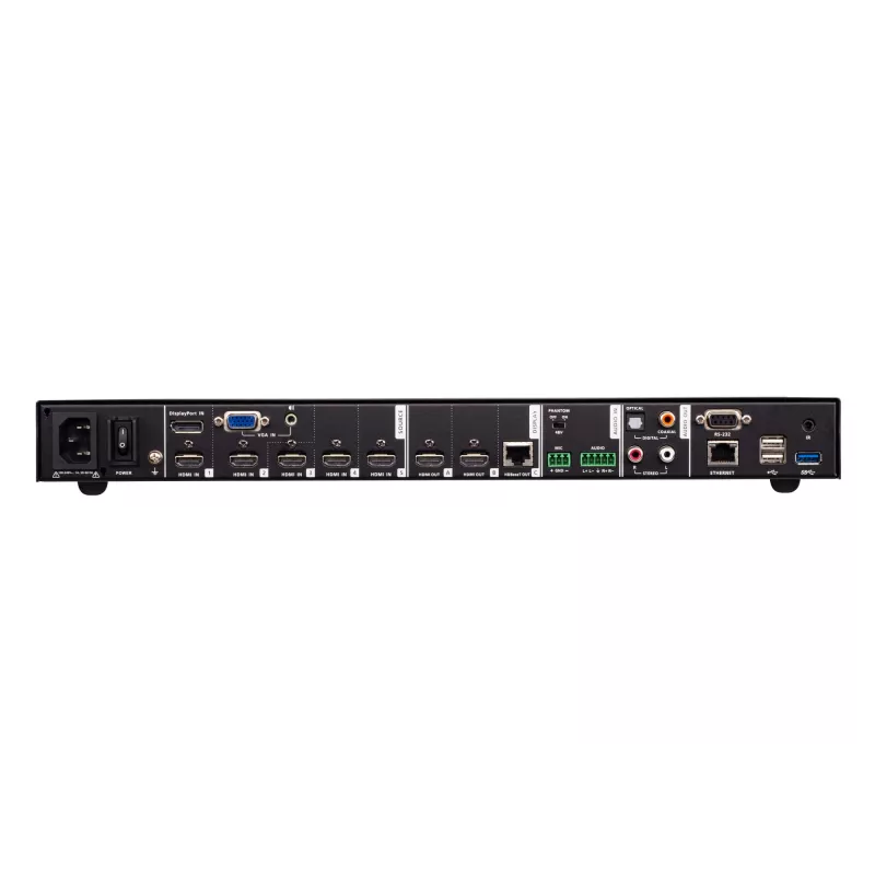ATEN VP2730 7 x 3 prezentācijas slēdzis ar HDMI, HDBaseT un straumēšanu