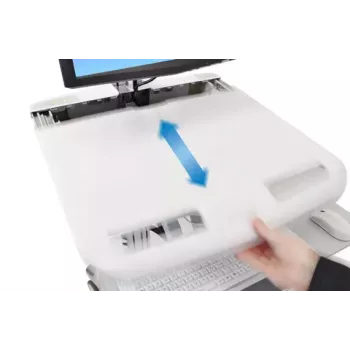 Ergotron StyleView Multivides ratiņi Alumīnija pelēks Balts