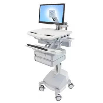 Ergotron StyleView Multivides ratiņi Alumīnija pelēks Balts