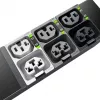 APC NetShelter Rack PDU Advanced, Mērītais kontaktligzdu bloks, 3F, 22.1kW 400V 32A vai 17.3kW 415V 30A, 48 kontaktligzdas, IEC309