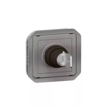 Slēdzis Legrand 069534L ar atslēgu, pelēks, Plexo Ronis