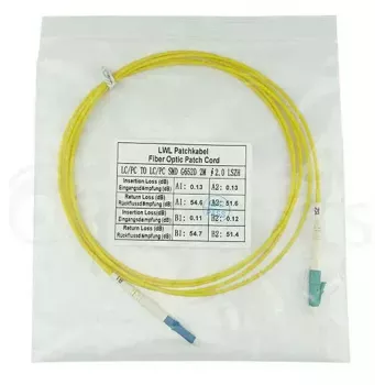 BlueOptics SFP2121BU3MS InfiniBand optiskā šķiedras kabelis 3 m LC Dzeltens