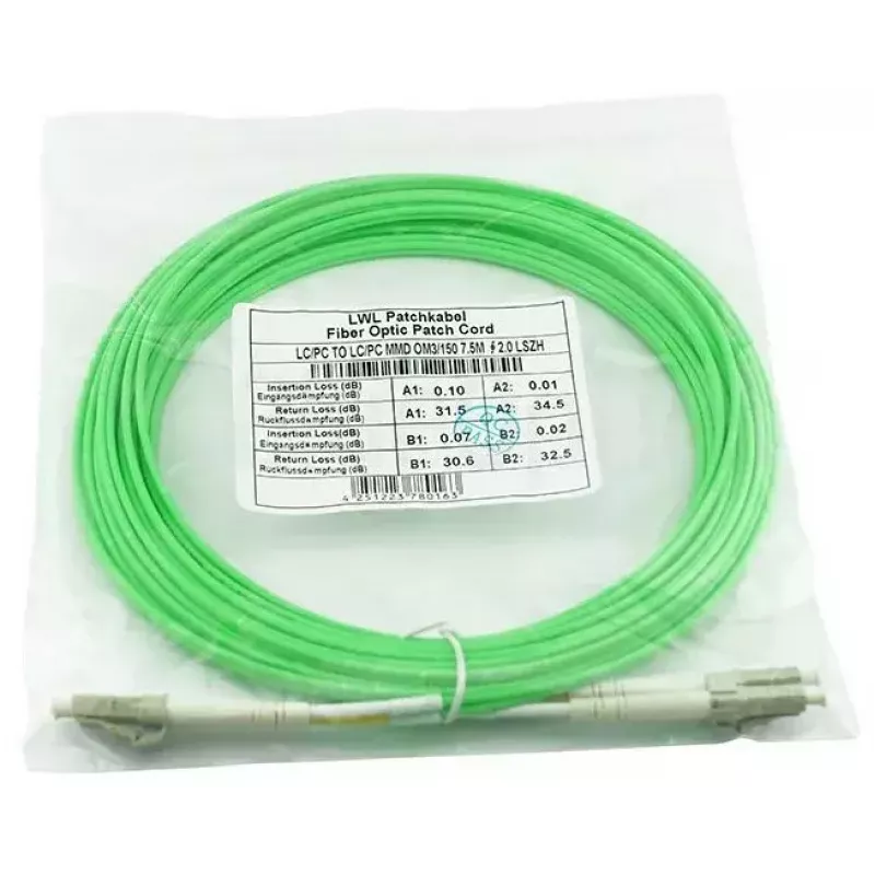 BlueOptics SFP3131GU2.5MK InfiniBand optiskā šķiedras kabelis 2,5 m LC zaļš