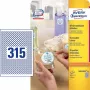 Pašlīmējošas etiķetes aplis Avery L6019REV-25