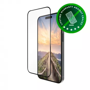 Ekrana aizsargs dbramante1928 BULK ECO-SHIELD iPhone 16, melna mala