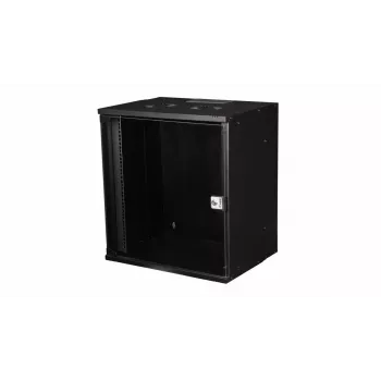 Equip Eco Mount sienas skapis 19 inch, 12U, 540x400 mm, melns RAL 9005