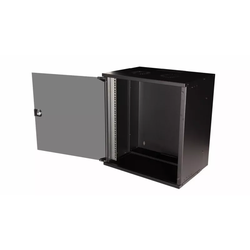Equip Eco Mount sienas skapis 19 inch, 12U, 540x400 mm, melns RAL 9005