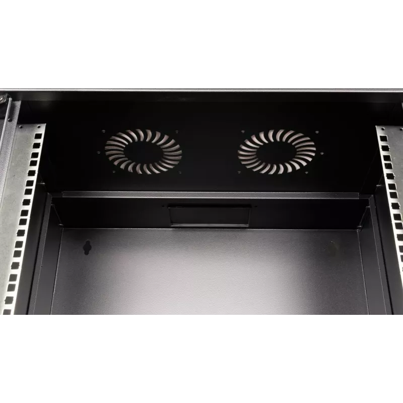 Equip Eco Mount sienas skapis 19 inch, 12U, 540x400 mm, melns RAL 9005