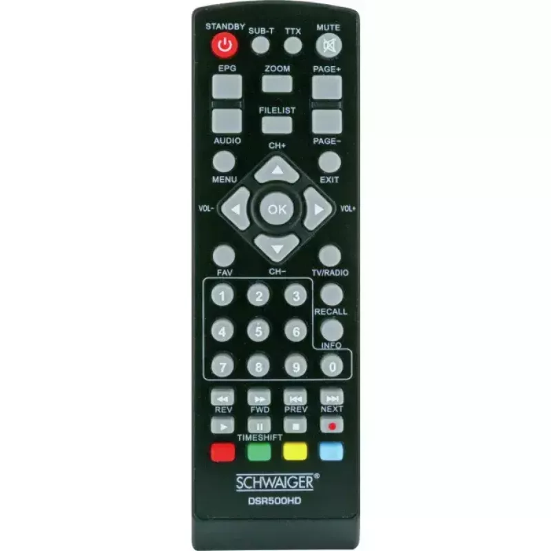 Set-top kaste Schwaiger DSR500HD kabelim Full HD melna