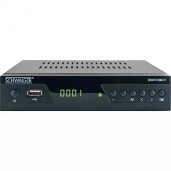 Set-top kaste Schwaiger DSR500HD kabelim Full HD melna