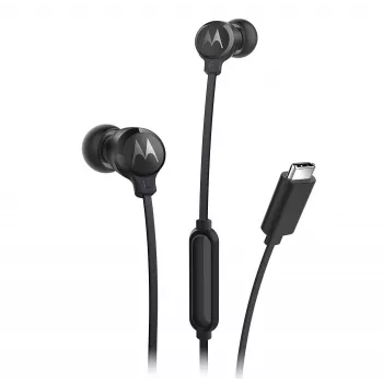 Motorola EARBUDS3CS Austiņas/Headset Vadu Iekšauss Zvani/Mūzika USB Type-C Melns