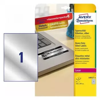 Pašlīmējoša printera etiķete Avery L6013-8
