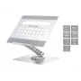 Conceptronic DONN27G klēpjdatora statīvs, sudraba, alumīnijs, 360°, USB 3.2 Gen 1 Type-C, 5000 Mbit/s
