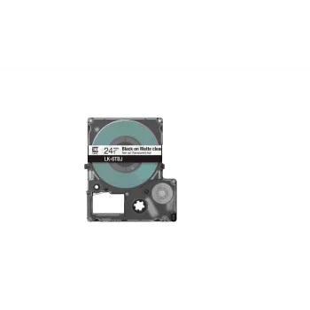 Līmlentes kasete Epson LK-6TBJ Melna Caurspīdīga Termopārnese 2,4 cm