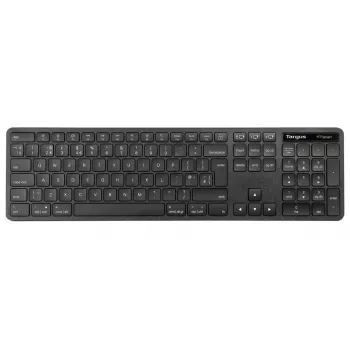 Targus EcoSmart AKB873UK bezvadu tastatūra RF Wireless + Bluetooth QWERTY UK melna