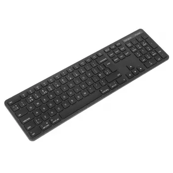 Targus EcoSmart AKB873UK bezvadu tastatūra RF Wireless + Bluetooth QWERTY UK melna