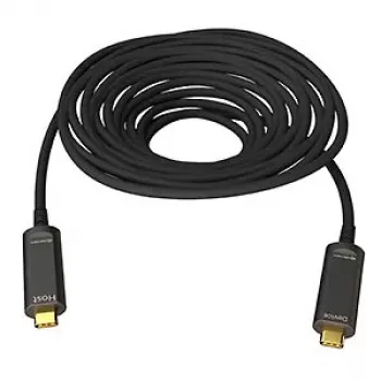 USB kabelis Kindermann 5773 000 515 USB 3.2 Gen 2 15 m USB C Melns
