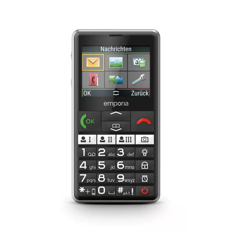 Emporia emporiaPURE-LTE senioru telefons, melns, 5.87 cm (2.31 inch)