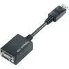 Techly DisplayPort DP uz VGA adapteris M F IADAP DSP-250, 0.07 m, DisplayPort, 2 x VGA (D-Sub), vīrietis, sieviete, 1920 x 1200 pikseļi