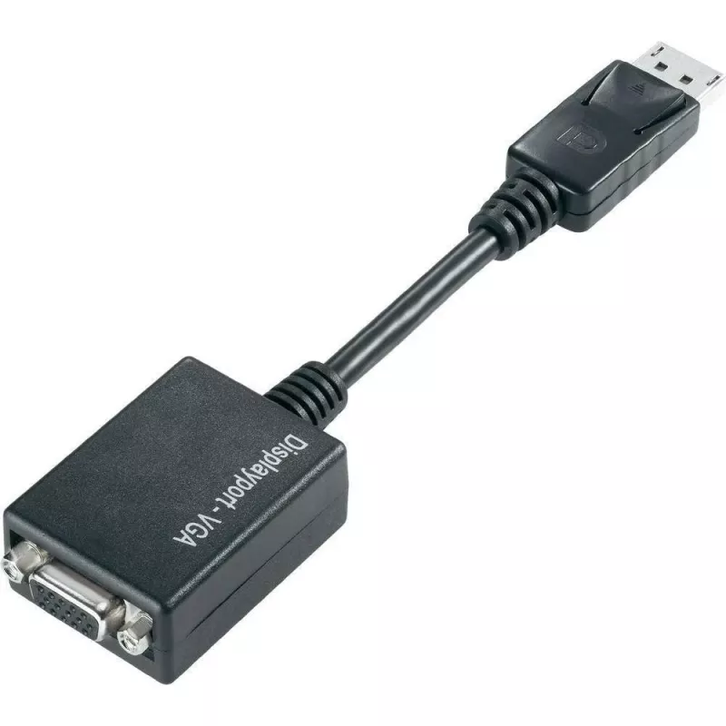 Techly DisplayPort DP uz VGA adapteris M F IADAP DSP-250, 0.07 m, DisplayPort, 2 x VGA (D-Sub), vīrietis, sieviete, 1920 x 1200 pikseļi