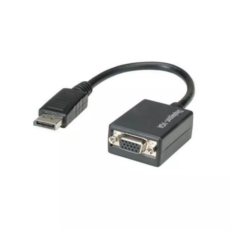Techly DisplayPort DP uz VGA adapteris M F IADAP DSP-250, 0.07 m, DisplayPort, 2 x VGA (D-Sub), vīrietis, sieviete, 1920 x 1200 pikseļi