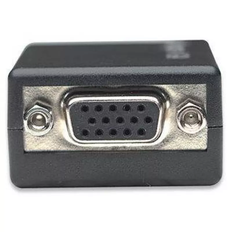 Techly DisplayPort DP uz VGA adapteris M F IADAP DSP-250, 0.07 m, DisplayPort, 2 x VGA (D-Sub), vīrietis, sieviete, 1920 x 1200 pikseļi