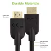 Techly ICOC HDMI2-4-020T HDMI kabelis 2 m HDMI Type A (Standarta) Melns