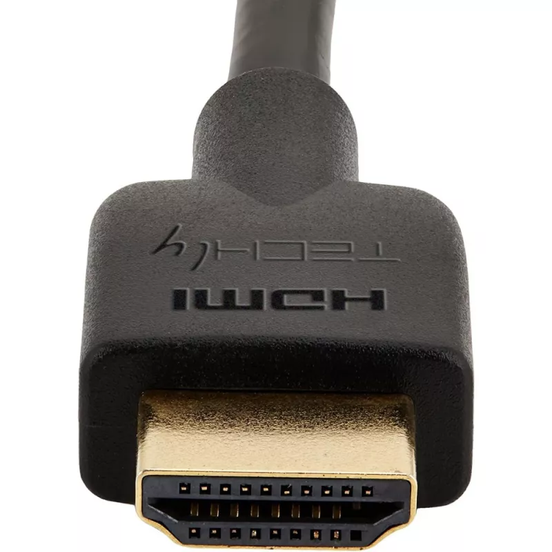 Techly ICOC HDMI2-4-020T HDMI kabelis 2 m HDMI Type A (Standarta) Melns