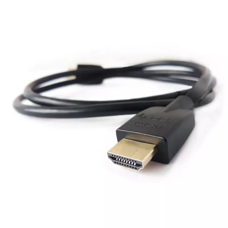 Techly ICOC HDMI2-4-020T HDMI kabelis 2 m HDMI Type A (Standarta) Melns