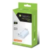 Techly IPW-PD140W-WH sienas lādētājs, GaN, 140W, 3x USB-C, 1x USB-A, balts