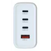 Techly IPW-PD140W-WH sienas lādētājs, GaN, 140W, 3x USB-C, 1x USB-A, balts