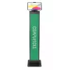 Compulocks Universal Tablet Cling Brandable Floor Stand melns