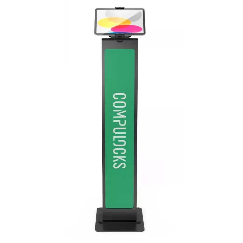 Compulocks Universal Tablet Cling Brandable Floor Stand melns