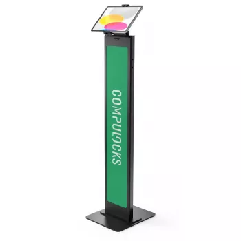 Compulocks Universal Tablet Cling Brandable Floor Stand melns