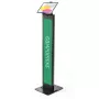 Compulocks Universal Tablet Cling Brandable Floor Stand melns