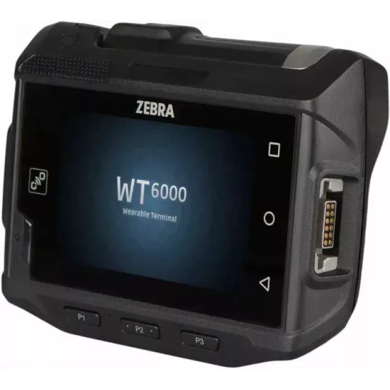 Zebra WT6000 pārnēsājams dators 8.13 cm (3.2 inch) skārienekrāns 800 x 480 pikseļi 245 g Melns