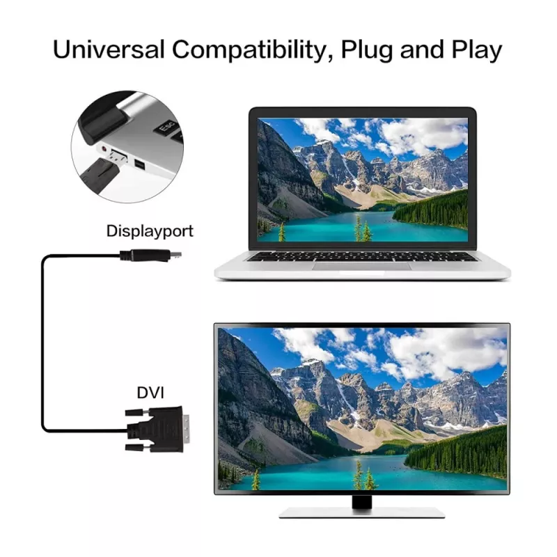 Techly Monitor DisplayPort uz DVI kabelis 3 m ICOC DSP-C-030
