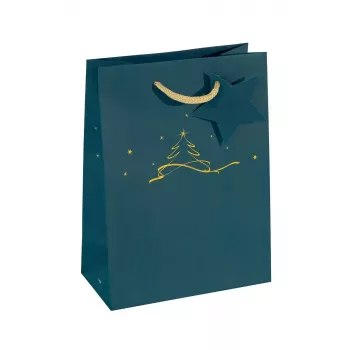 Dāvanu maisiņš Sigel GT035 Petrolzils 170x90x230 mm