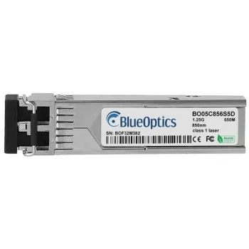 BlueOptics J4858D-BO optiskais SFP raidītājs, 1250 Mbit/s, 850 nm, sudrabs
