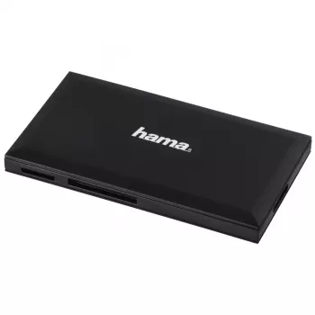 Hama 00181018 karšu lasītājs USB 3.2 Gen 1 (3.1 Gen 1) Type-A Melns