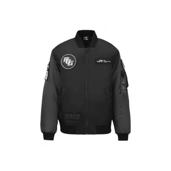 Bomber jaka ASUS ROG Cosmic Bomber vīriešu regulāra pieguluma garām piedurknēm
