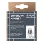 Cilindriskais neodīma magnēts Sigel BA701 sudraba 10mm