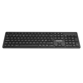 eSTUFF GLB212102 tastatūra Office USB QWERTY Nordic Melna