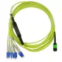 BlueOptics CBL-MPO12-4LC-SMF-3M-BO InfiniBand optiskā šķiedra 3m MPO uz 4x LC
