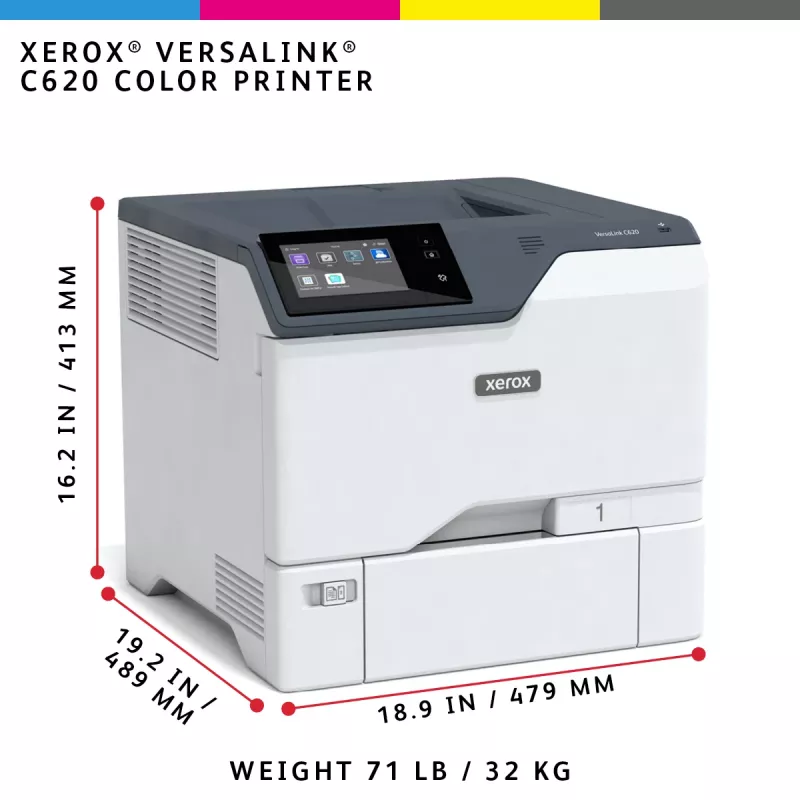 Xerox VersaLink C620 A4 50ppm Duplex Printer PS3 PCL5e/6 2 Paplātes 650 Lapas