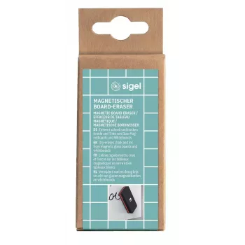 Dzēšgumija Sigel BA187 EVA Fleece Melns Sarkans 90x45x26mm