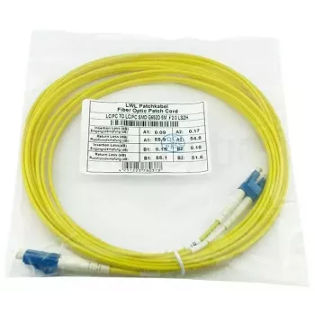 Šķiedru optikas kabelis BlueOptics SFP3131BU2.5MK 2.5 m LC Dzeltens