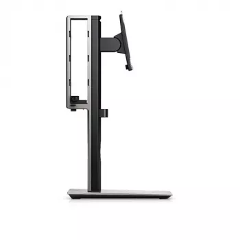 DELL Micro Form Factor All-in-One statīvs - MFS18, brīvi stāvošs, 5.7 kg, 48.3 cm (19 collas), 68.6 cm (27 collas), augstuma regulēšana, melns, sudrabs