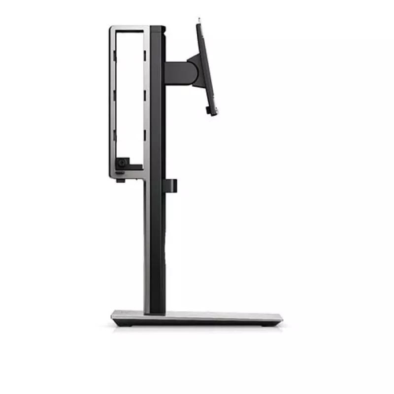 DELL Micro Form Factor All-in-One statīvs - MFS18, brīvi stāvošs, 5.7 kg, 48.3 cm (19 collas), 68.6 cm (27 collas), augstuma regulēšana, melns, sudrabs